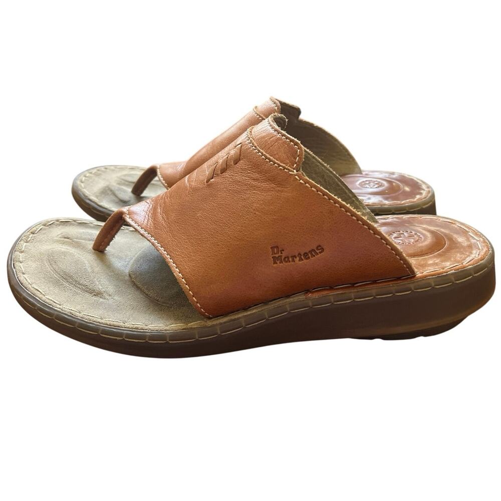Vintage Dr. Martens Brown Leather Thong Sandals – Size US 7 / UK 6- Y2K